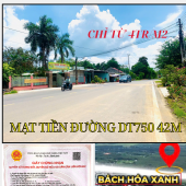 BÁN GẤP LÔ ĐẤT MẶT TIỀN DT750 – CÓ SẴN SỔ, SANG TÊN TRONG NGÀY